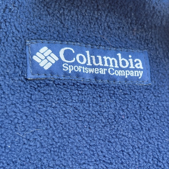 Vintage Columbia Reversible Vest Teal Dark Blue Women's Size XL - Picture 12 of 13